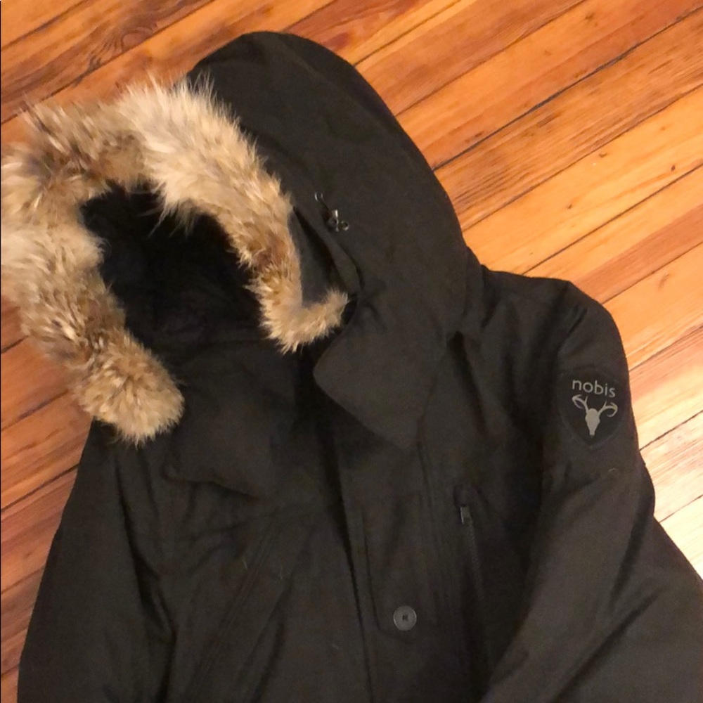 Nobis Higgins bomber jacket-size XS- heather black - Picture 8 of 8
